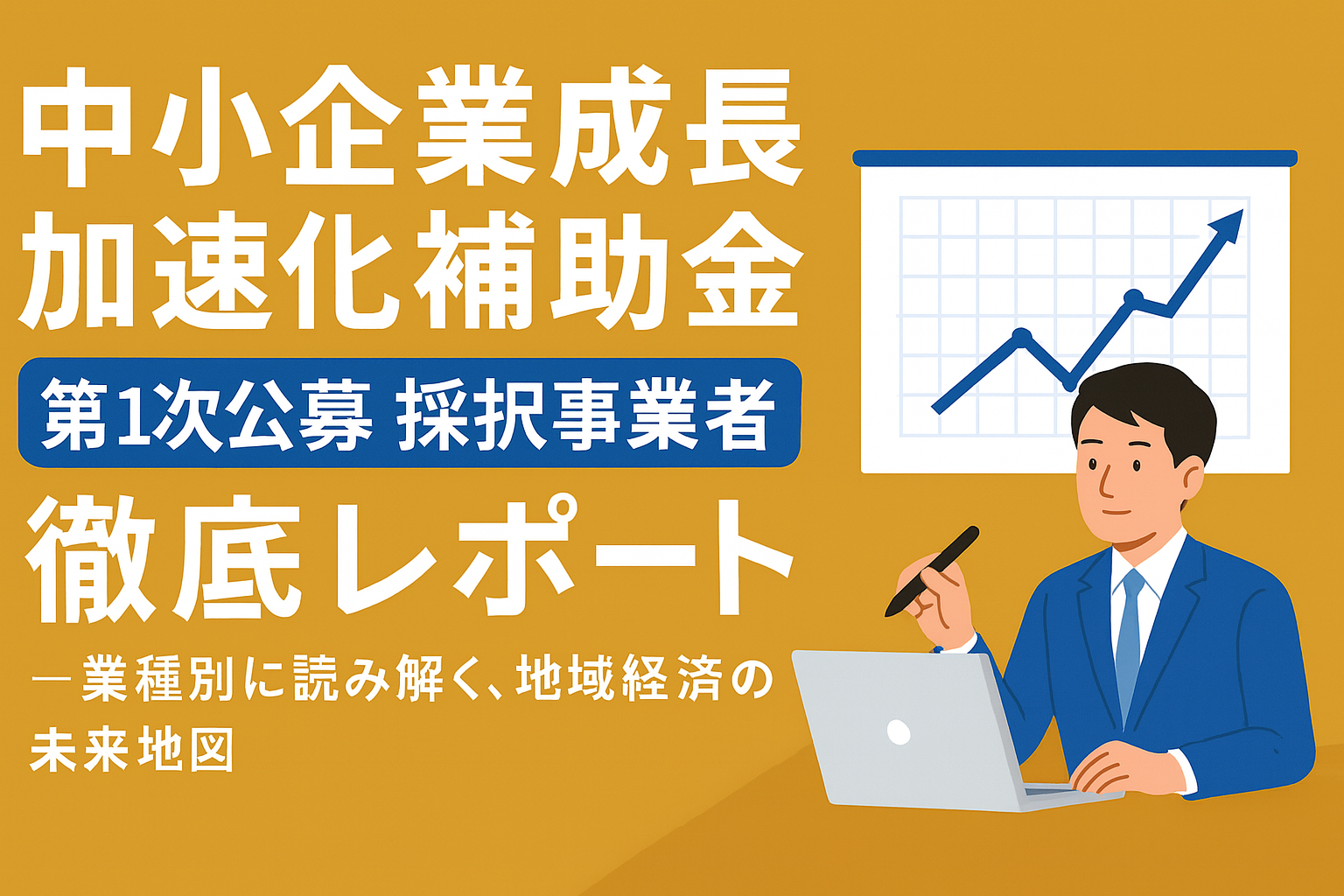 第2次「成長加速化補助金」申請を成功させるために~【徹底解説】第1次公募 採択事業者レポート