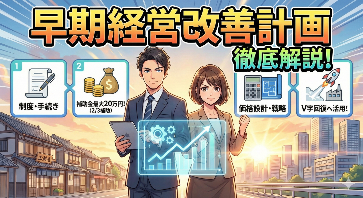 早期経営改善計画を徹底解説｜制度概要・補助金・価格設計・手続き・活用戦略まで完全網羅