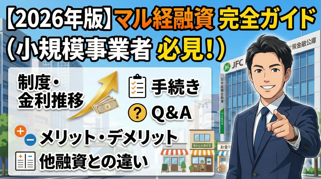 【2026年版】マル経融資（小規模事業者経営改善資金）完全ガイド｜制度・金利推移・手続き・Q&A