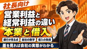 営業利益と経常利益の違いの解説動画サムネイル