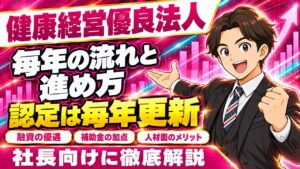 【2026年10月時点】健康経営優良法人とは？認定要件・毎年の流れ・融資や補助金のメリットを徹底解説
